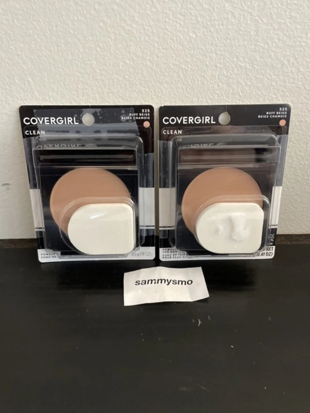 Covergirl Clean Powder Foundation 525 Buff Beige x2